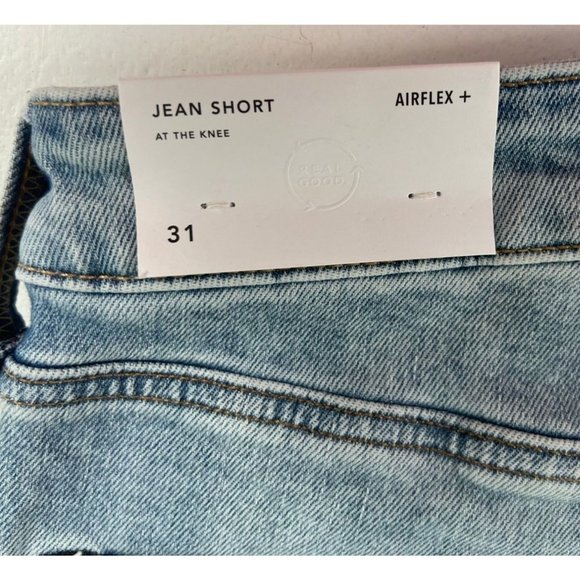 American Eagle AIRFLEX+ men's jean shorts sz 31 distressed NWT - Picture 8 of 8